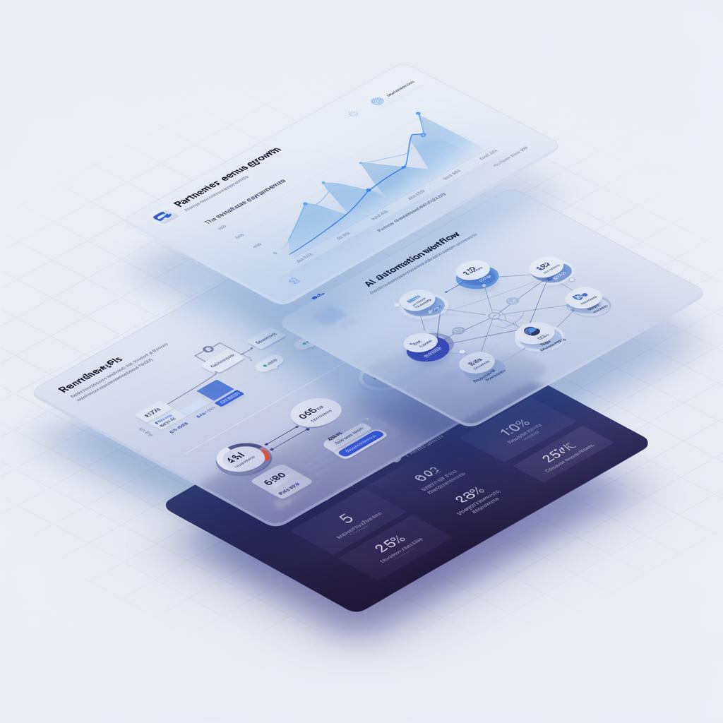 Partnership program dashboard visualization showing revenue growth, ecosystem health, AI automation, and operational KPIs